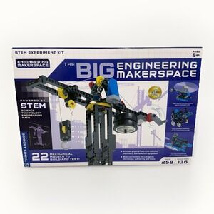 Thames & Kosmos Big Engineering Makerspace Science Kit 22 Physics Lessons NEW